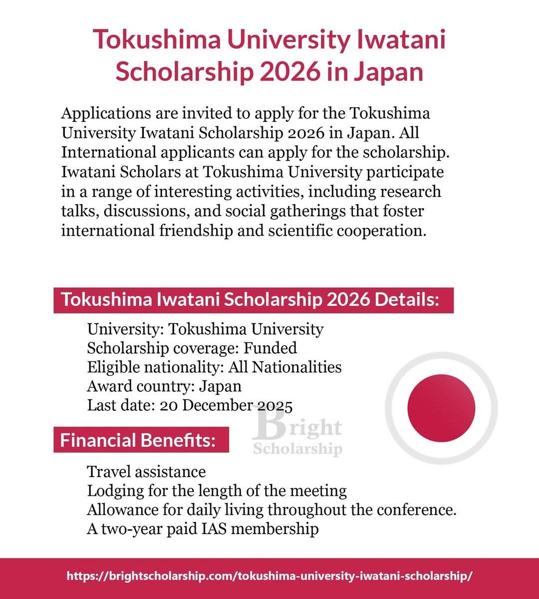 SCHOLARSHIP 2026 IN JAPAN