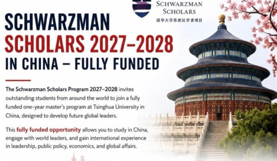 Schwarzman Scholarship Programme 2027–28 | Fully Funded