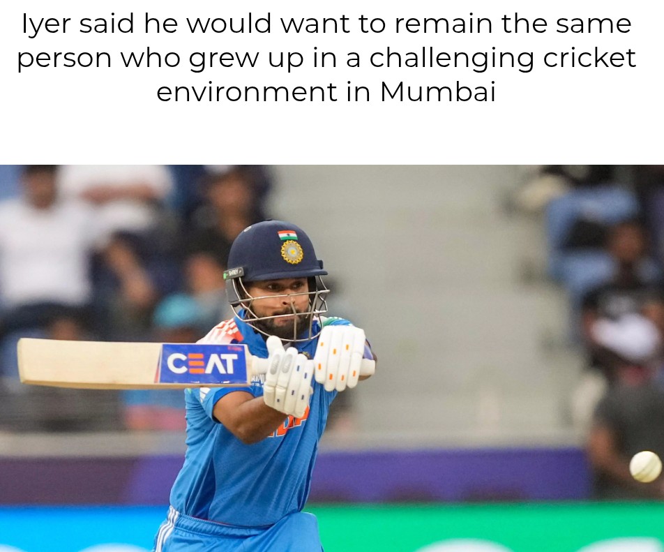 Shreyas Iyer: I Don't Have To Change My Personality For Responsibility As A Captain