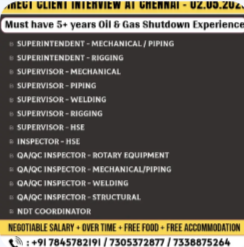 Shutdown Requirement (3-6 Months)