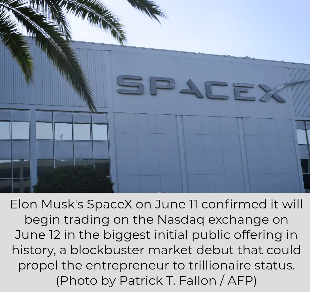 SpaceX to Make Historic IPO That Could Make Musk a Trillionaire