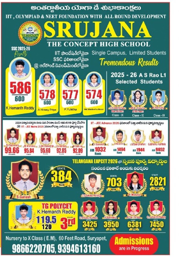 SRUJANA THE CONCEPT HIGH SCHOOL