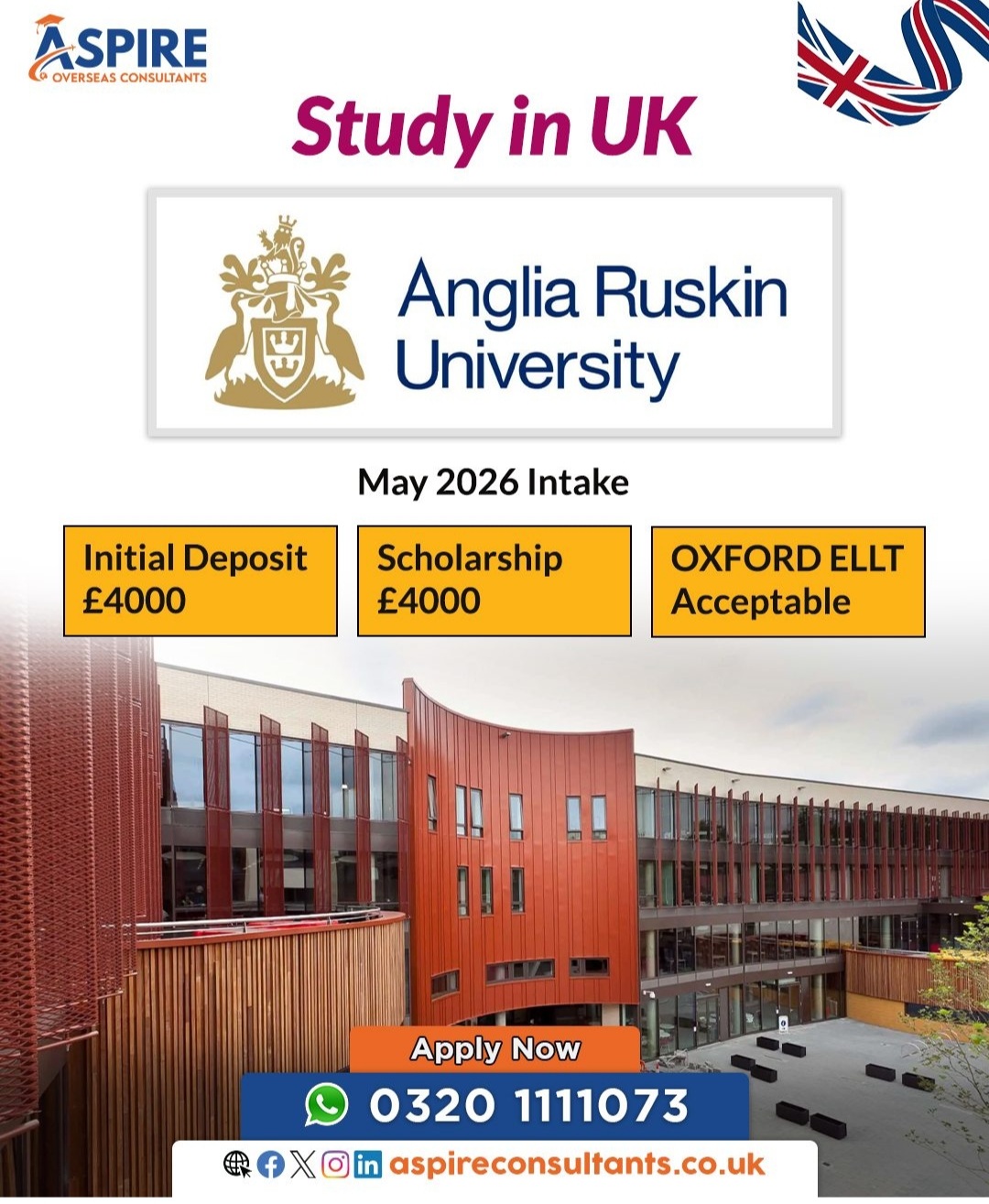 STUDY IN UK 2026 INTAKE