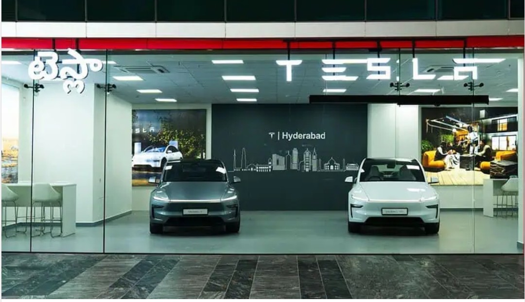 Tesla opens Experience Centre in Hyderabad’s HITEC City