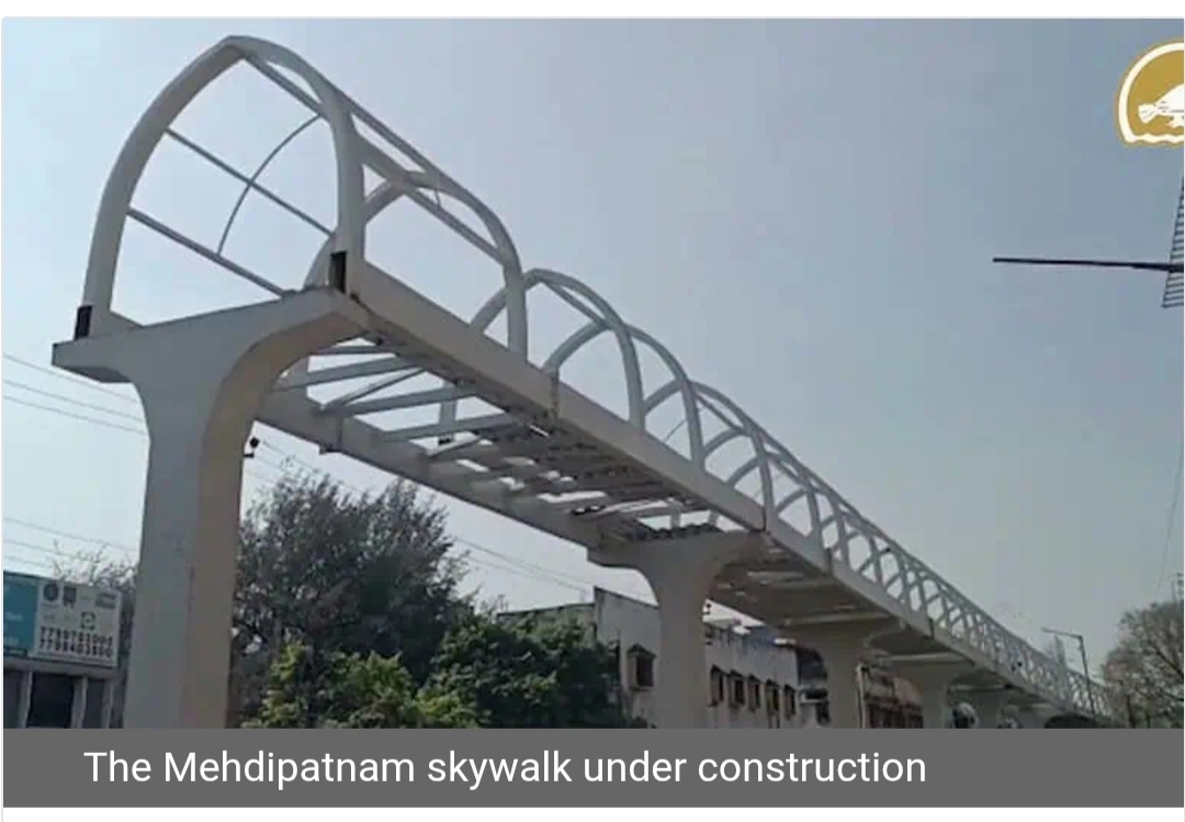 Traffic diversions near Mehdipatnam Skywalk on April 22, 23