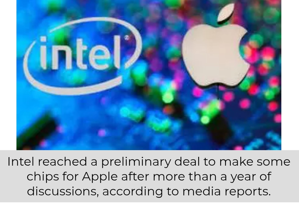 Trump Says Apple To Partner With Intel On US Chip Design, Production