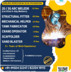 UAE (SHARJAH) – URGENT HIRING