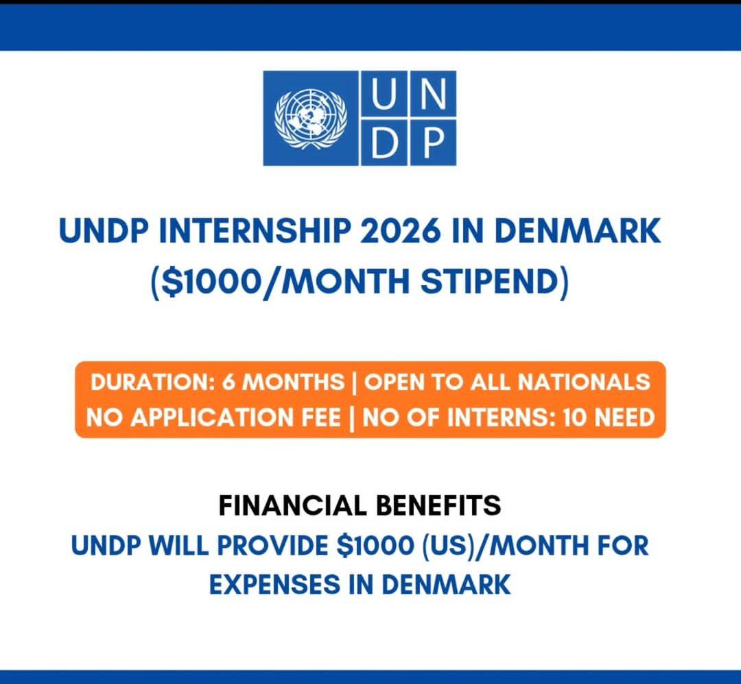 UNDP INTERNSHIP 2026