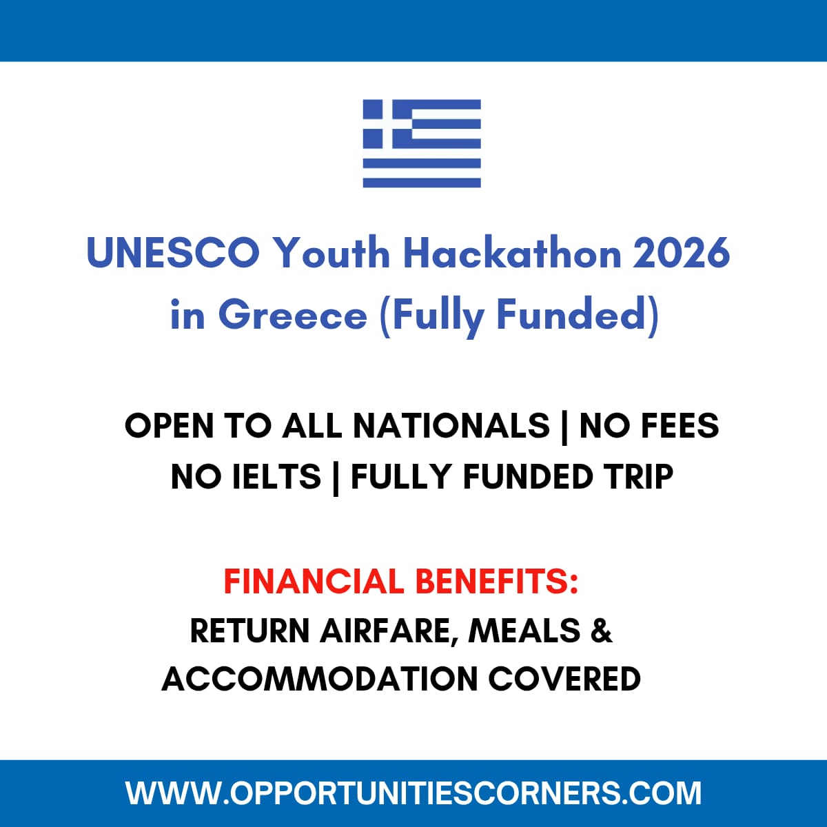 UNESCO Youth Hackathon 2026 in Greece (Fully Funded)