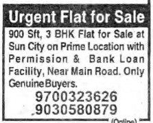 URGENT FLAT FOR SALE
