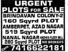 URGENT PLOTS FOR SALE