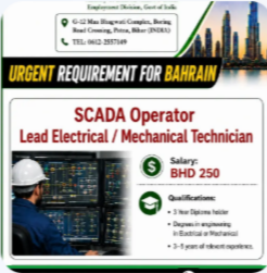 URGENT REQUIREMENT FOR BAHRAIN