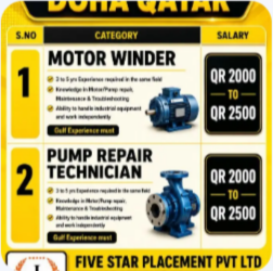 URGENT REQUIREMENT FOR DOHA QATAR