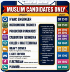 URGENT REQUIREMENT FOR DOHA QATAR