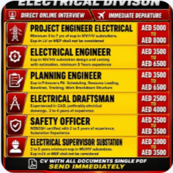 URGENT REQUIREMENT FOR DUBAI