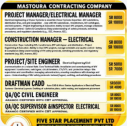 URGENT REQUIREMENT FOR SAUDI ARABIA
