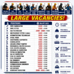 Urgently Required For Leading Company – Abudhabi.