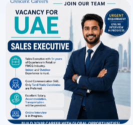 WE ARE HIRING | SALES EXECUTIVE | UAE 🇦🇪