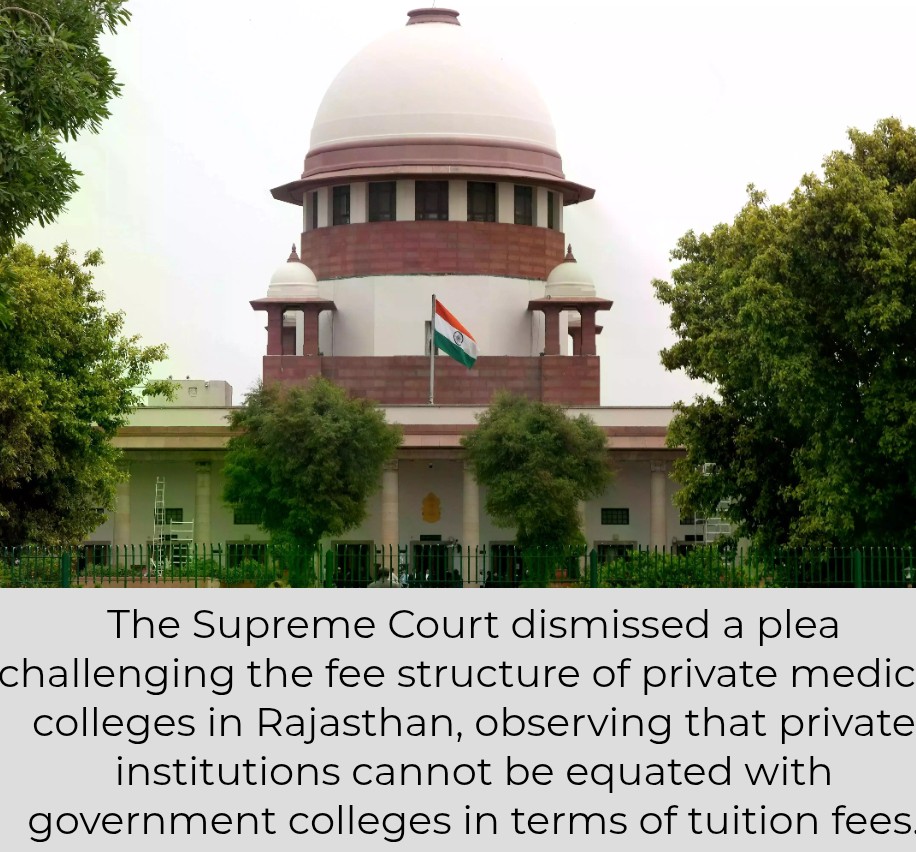 We Need Doctors: SC Rejects Plea Against Private Medical College Fees
