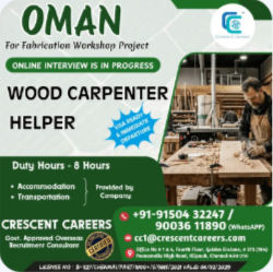 WOOD CARPENTER / HELPER