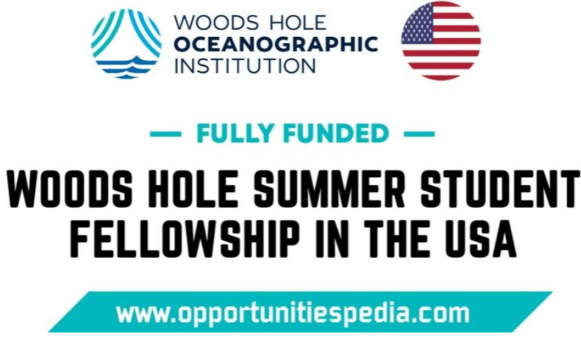 Woods Hole Summer Student Fellowship 2026 in the USA (Fully Funded)