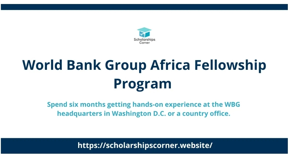 World Bank Group Africa Fellowship Program 2027