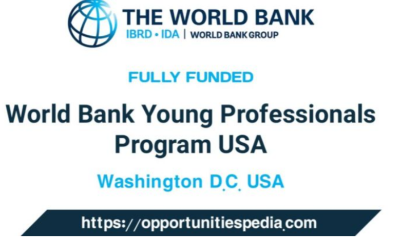World Bank Young Professionals Program 2026 in USA (WBG YPP)