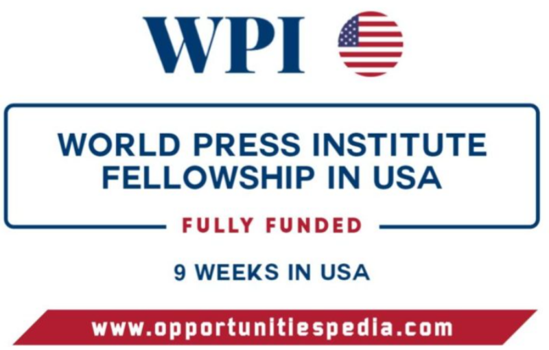 World Press Institute Fellowship 2026 in USA (Fully Funded)