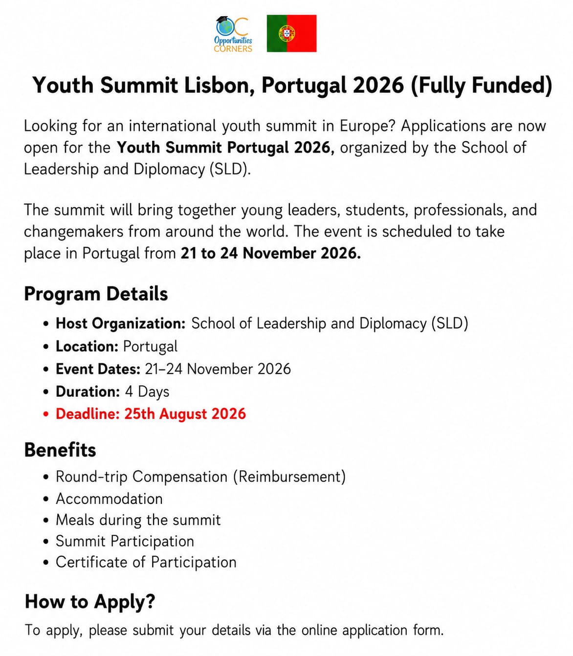 Youth Summit Portugal 2026