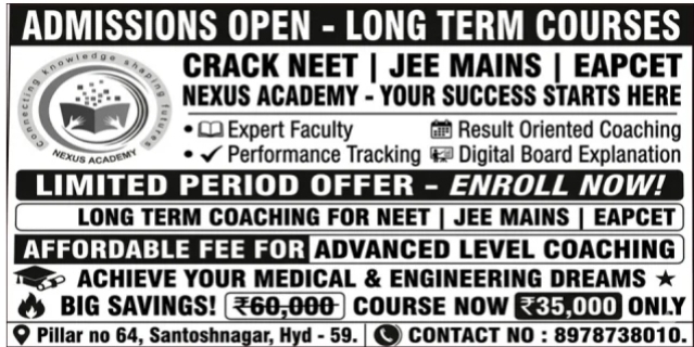 Admissions Open: Long-Term Coaching Courses at Nexus Academy