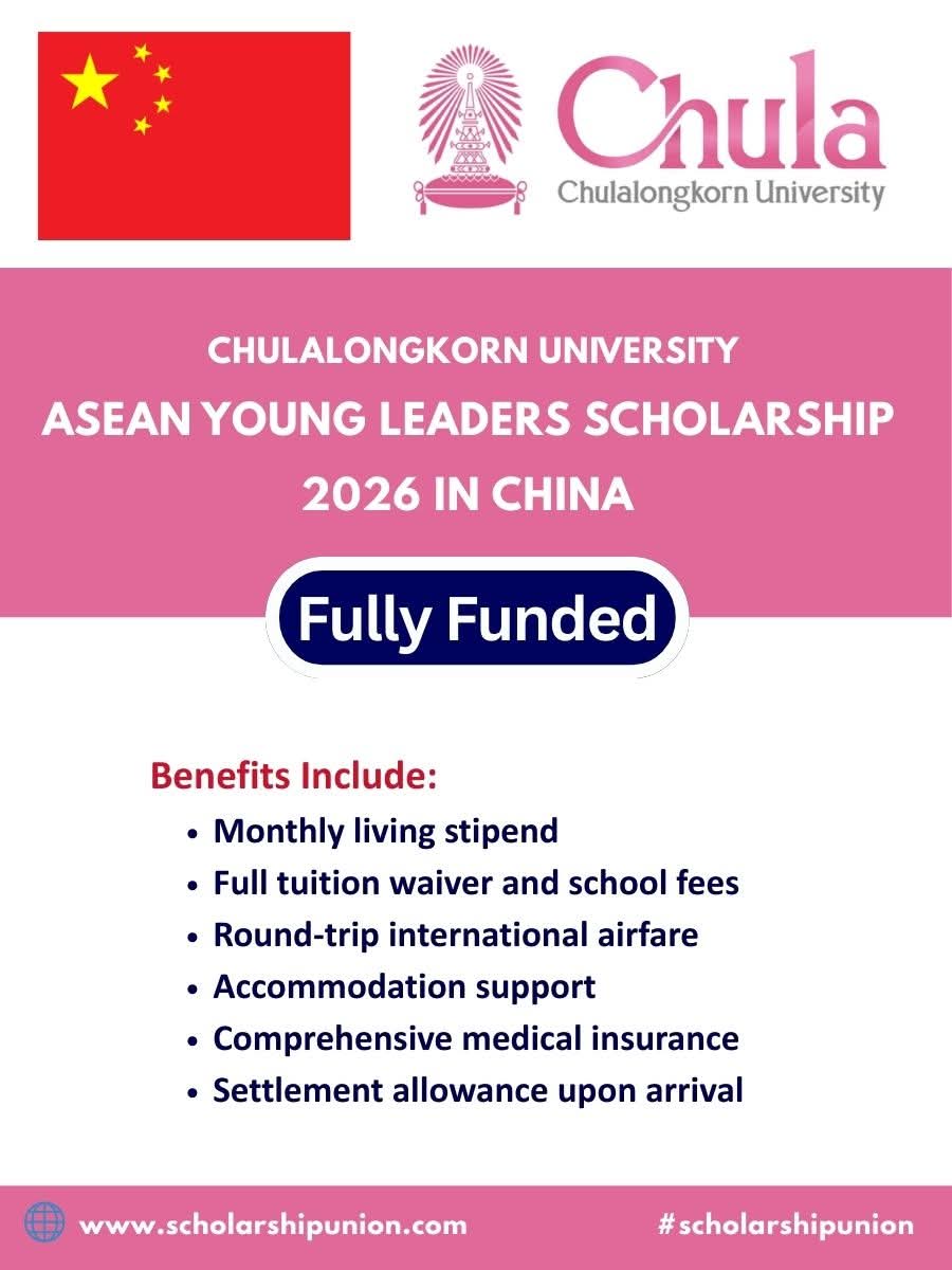 ASEAN-China Young Leaders Scholarship  2026 in China