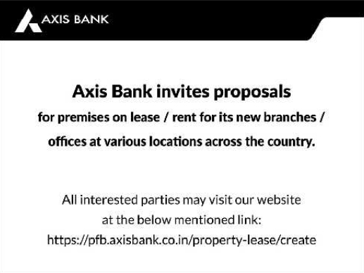 Axis Bank: Commercial Property Lease Proposals