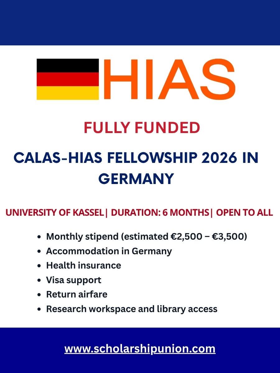 CALAS-HIAS Fellowship 2026 in Germany