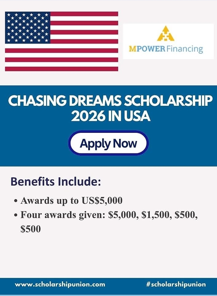 Chasing Dreams Scholarship 2026 in USA