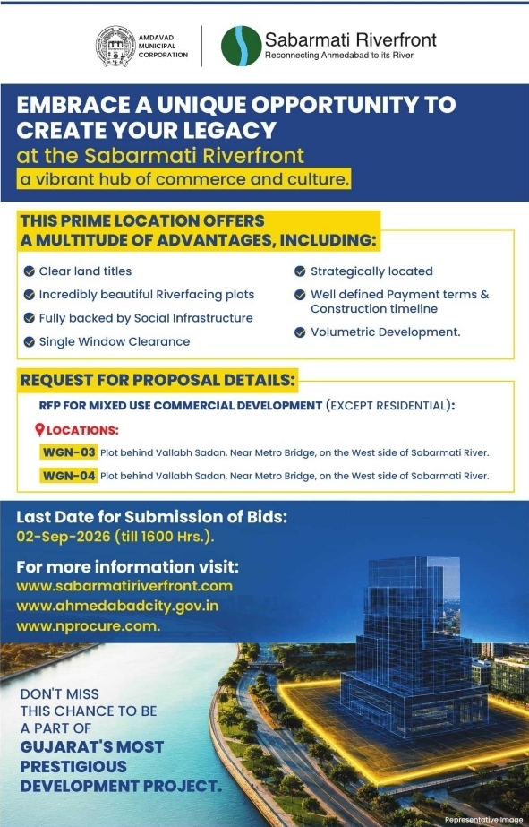 Commercial Proposal for Mixed Use Development by Sabarmati Riverfront