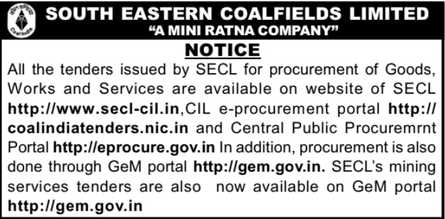 Consolidated Procurement Portals Notification