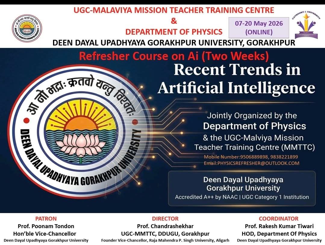 DDUGU Online AI Refresher Course: Register Now!