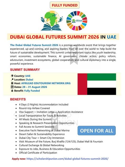 Dubai Global Futures Summit 2026 in UAE