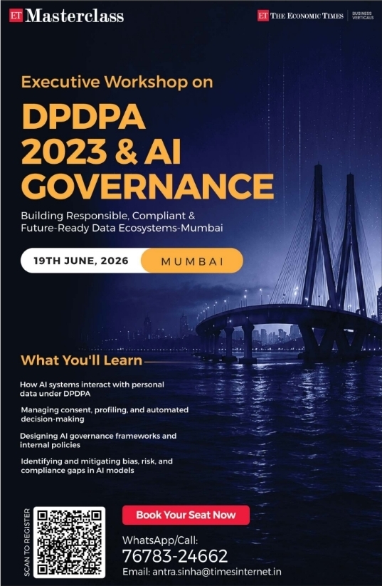 Economic Times 2026 DPDPA & AI Governance Workshop