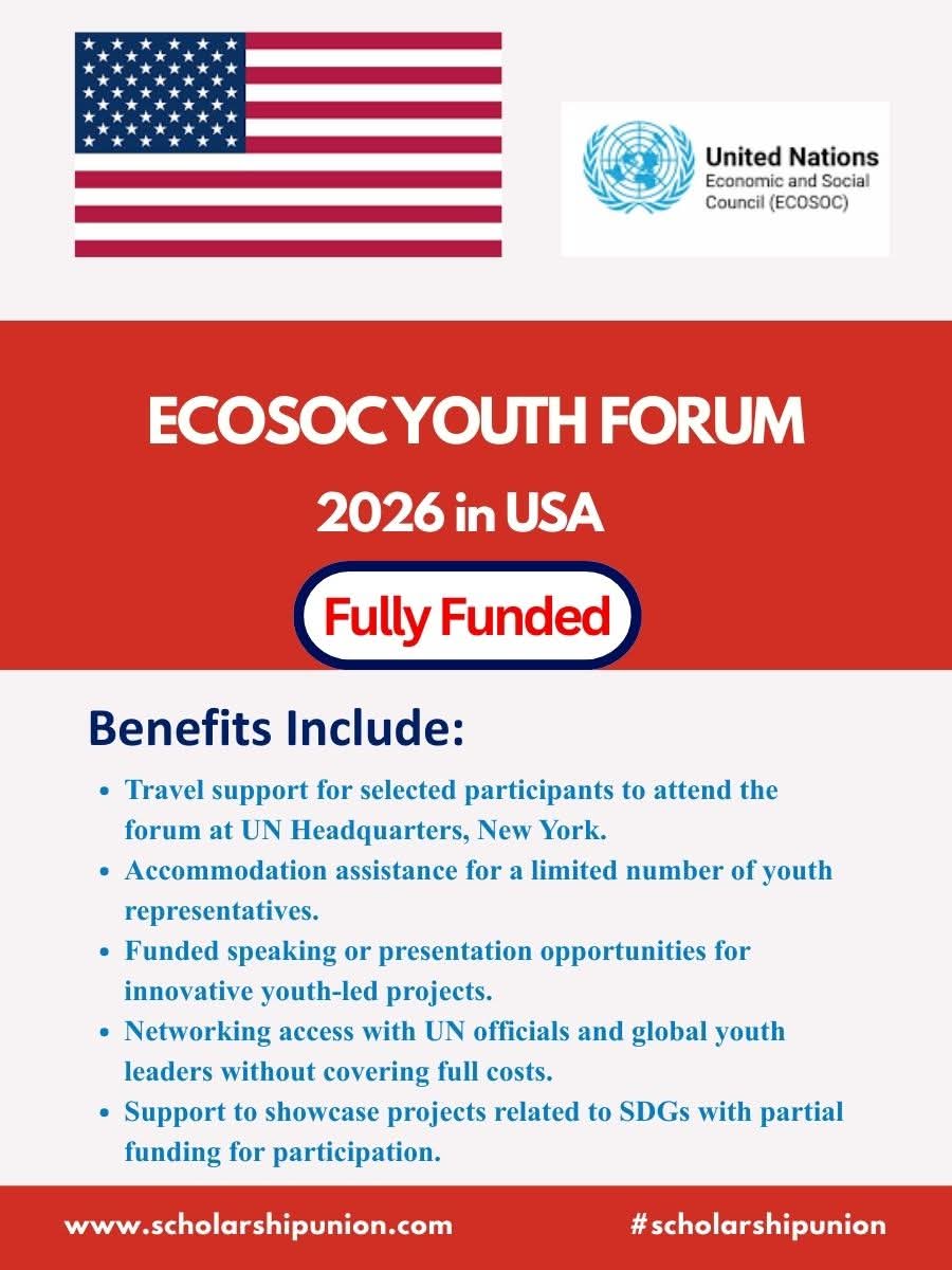 ECOSOC Youth Forum 2026 in USA