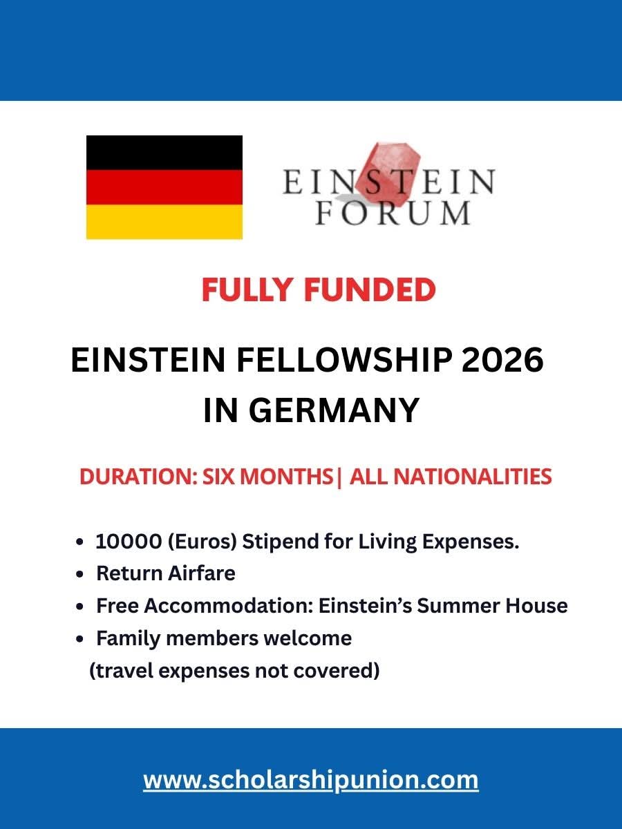 Einstein Fellowship 2026 in Germany