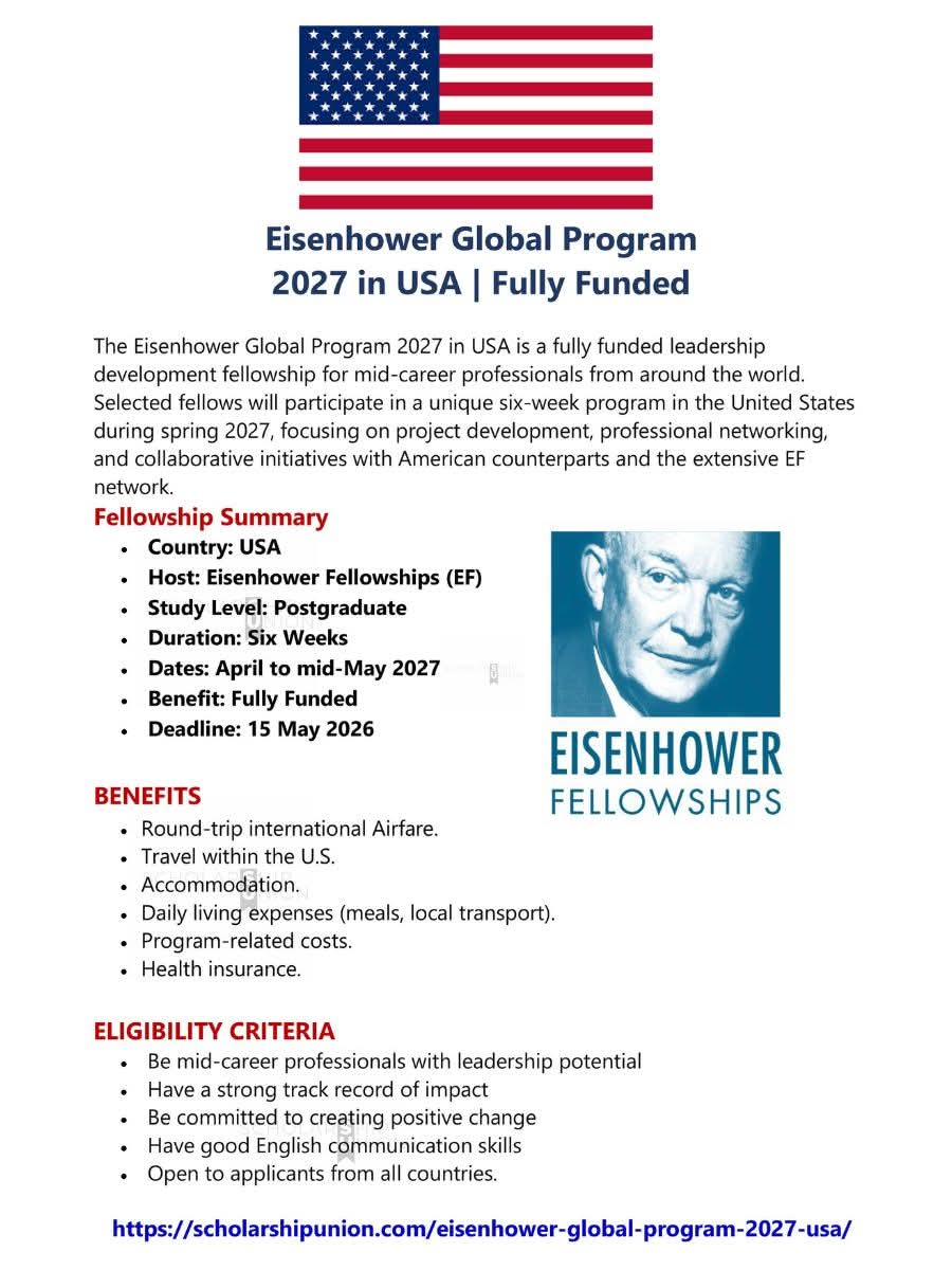 Eisenhower Global Program 2027 in USA