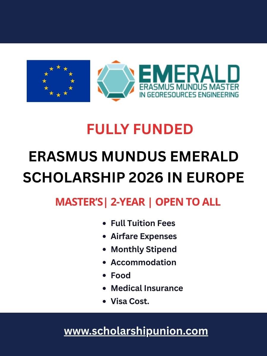 Erasmus Mundus EMERALD Scholarship 2026 In Europe
