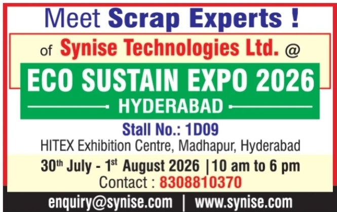 Event Participation Notice by Synise Technologies at Eco Sustain Expo