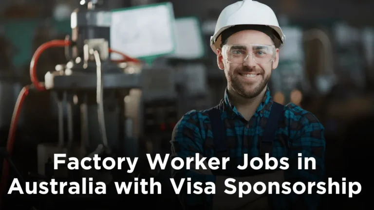 FACTORY WORKER JOBS IN AUSTRALIA
