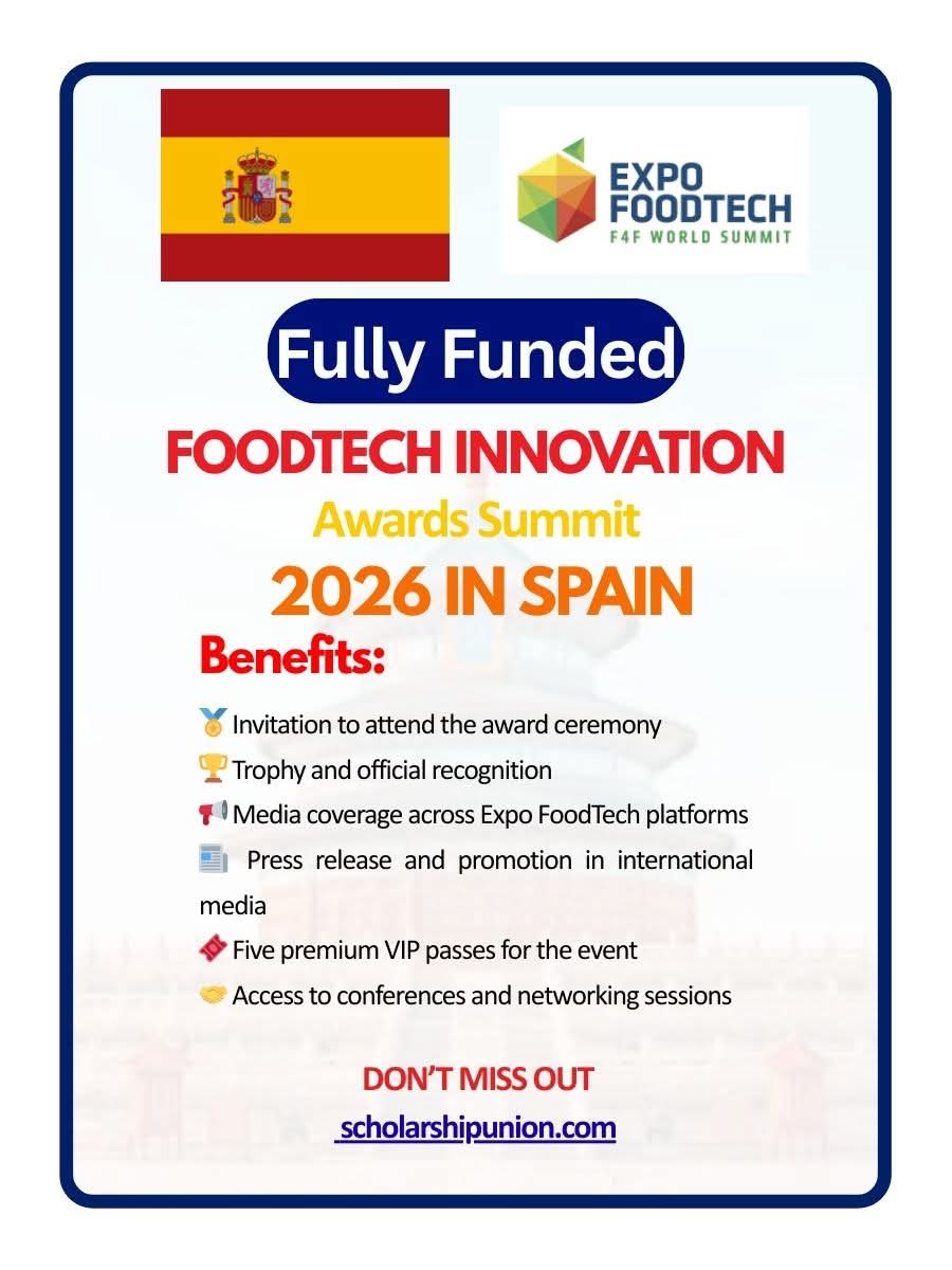 FoodTech Innovation Awards Summit 2026 In Spain