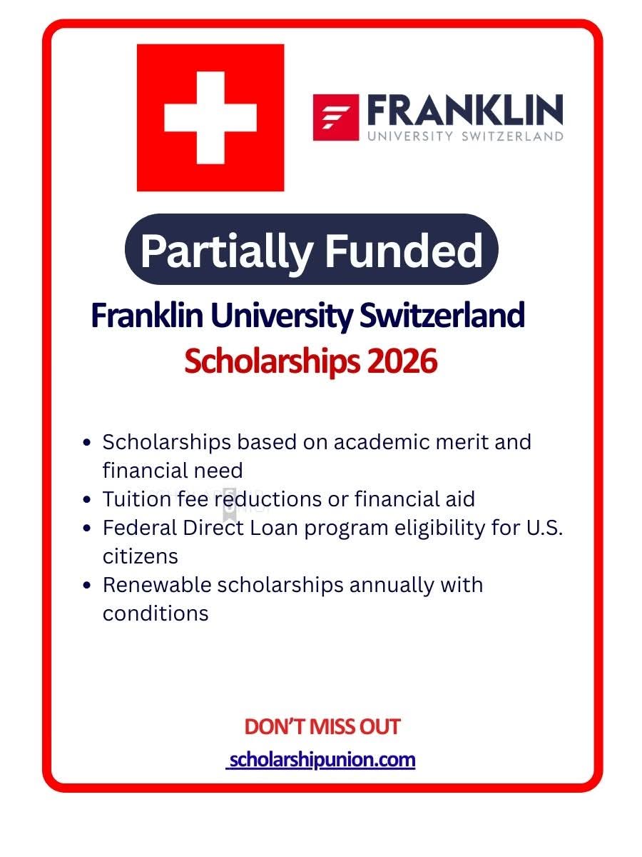 Franklin University Switzerland Scholarships 2026