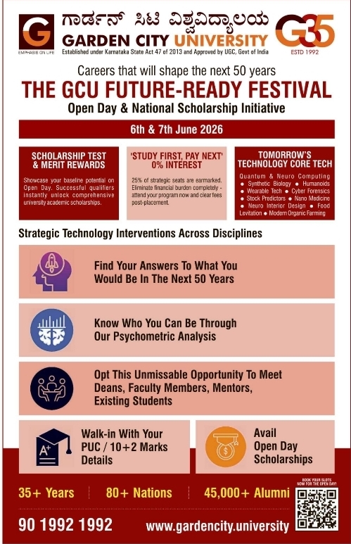 Garden City University Open Day: GCU Future-Ready Festival & Scholarship Initiative
