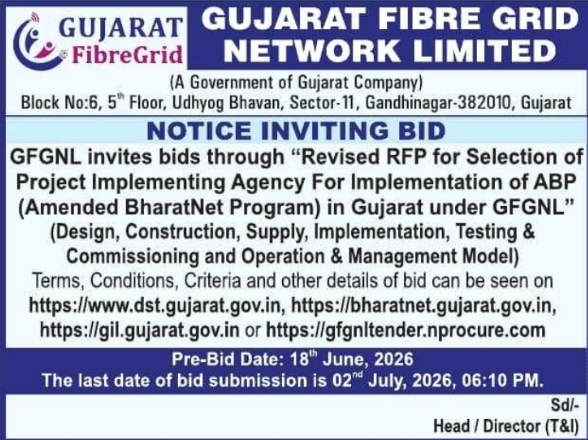GFGNL: Amended BharatNet Program Tender