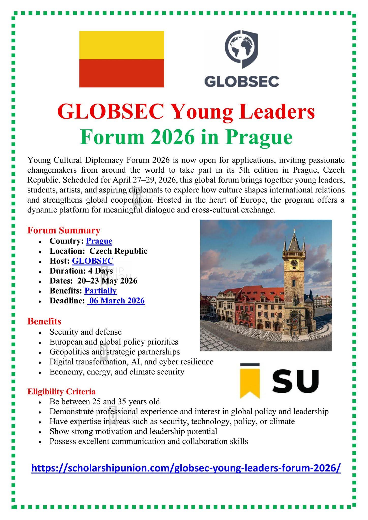GLOBSEC Young Leaders Forum 2026 In Prague
